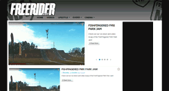 Desktop Screenshot of freeridermx.com