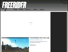 Tablet Screenshot of freeridermx.com